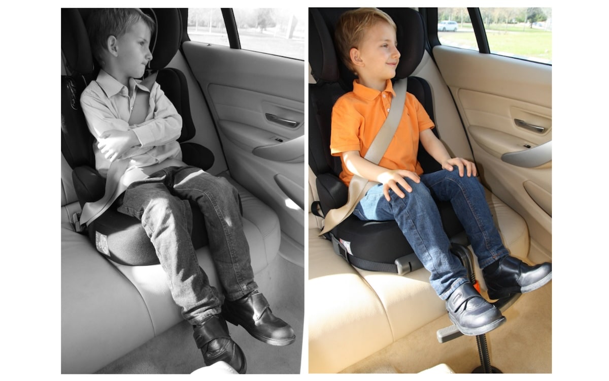 FootUp, le repose-pieds qui améliore la posture des enfants en voiture