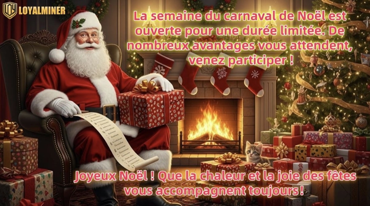 Semaine de Puissance de Calcul de Noël : Récompenses de Hashpower à Durée Limitée